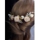 Νυφικό αξεσουάρ για τα μαλλιά με τριαντάφυλλα 3163 για την Ιωάννα Λ. από Bridal Treasure Studio